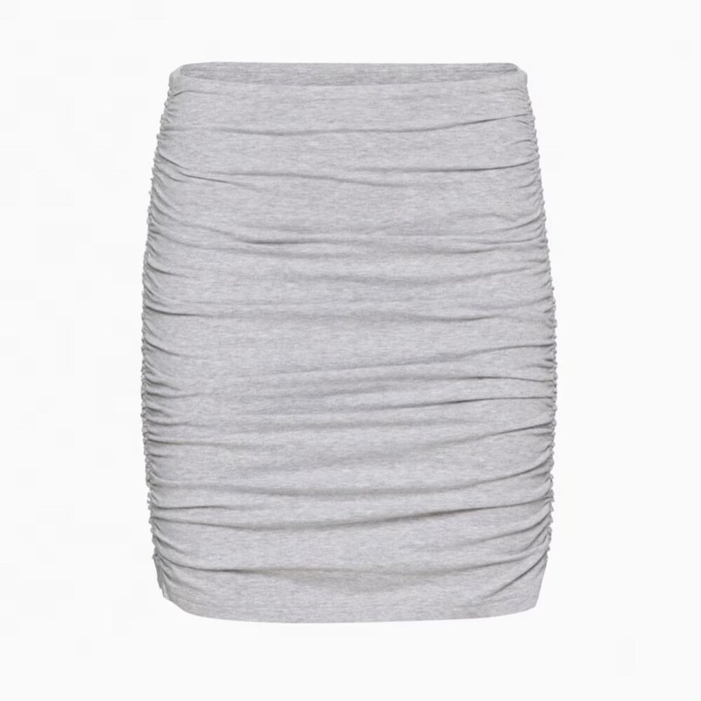 Aritzia TNA Chill Malibu Skirt, Ruched Skirt